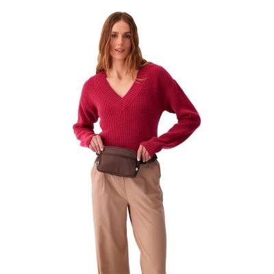 чанта,всички,чанти,lolë,jamie,1.2l,waist,bag,red,(espresso)