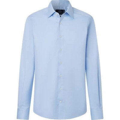 риза,с,дълъг,ръкав,дамски,ризи,мъжки,ризи,hackett,easycare,solid,long,sleeve,shirt,blue,(light,blue)
