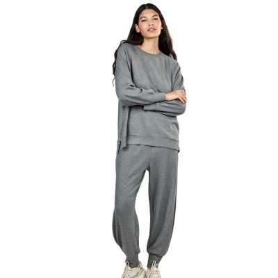 анцуг,мъжки,панталони,дамски,панталони,gisela,double,soft,touch,joggers,grey,(heather,grey)