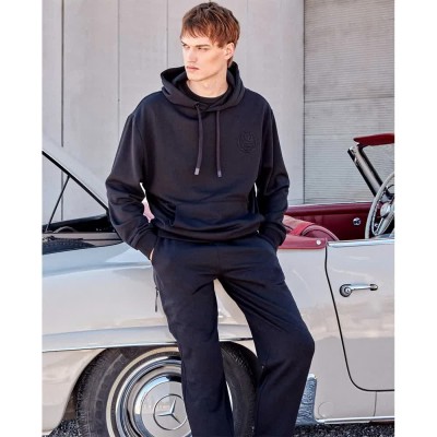суичър,мъжки,пуловери,gisela,fleece,hoodie,black,(black)
