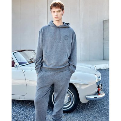 суичър,мъжки,пуловери,gisela,fleece,hoodie,grey,(heather,grey)