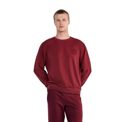 поларена,блуза,мъжки,пуловери,gisela,fleece,logo,sweatshirt,red,(maroon)