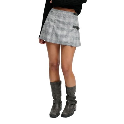 пола,дамски,поли,и,рокли,superdry,athletic,essentials,check,pleated,short,skirt,grey,(grey,white,check)