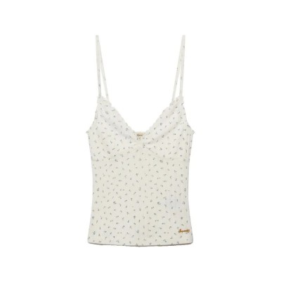 потник,дамски,топове,superdry,athletic,essentials,printed,pointelle,sleeveless,top,white,(off,white,ditsy,floral)