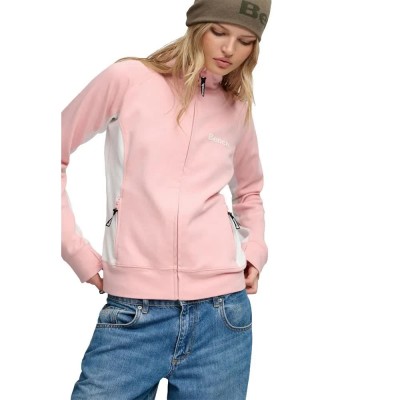 блуза,дамски,блузи,superdry,w2012802a,sweatshirt,pink,(bench,pink,white)