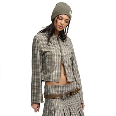 яке,мъжки,якета,дамски,якета,и,палта,superdry,w5012279a,jacket,grey,(olive,moody,check,black,olive)