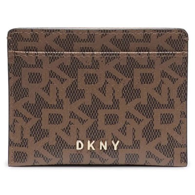 портфейли,и,портмонета,dkny,bryant,woman,wallet,brown,(brown,logo,dark,brown)