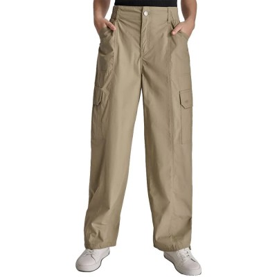 панталони,мъжки,панталони,дамски,панталони,dkny,dj4p3008,straight,fit,high,waist,pants,beige,(light,fatigue)