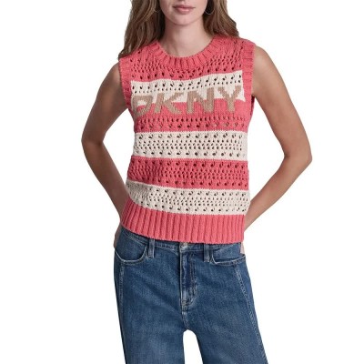 потник,дамски,топове,dkny,dj6r0135,sleeveless,top,pink,(sunkissed,eggnog,teak)