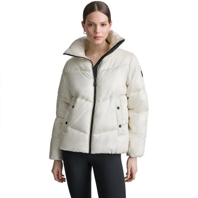 яке,мъжки,якета,дамски,якета,и,палта,dkny,dp6j9623,padded,jacket,white,(metallic,eggnog)