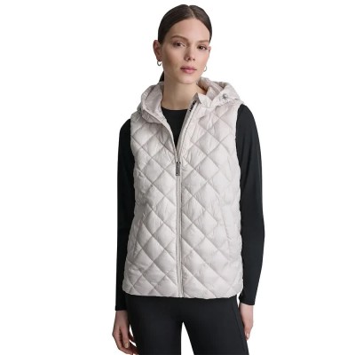 елек,дамски,жилетки,dkny,dp6v3180,vest,white,(metallic,oat)
