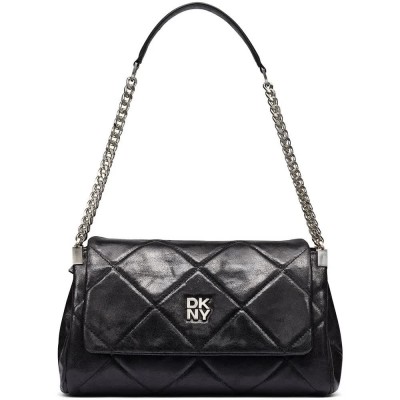 чанта,за,през,рамо,всички,чанти,dkny,soho,mid,shoulder,bag,black,(black,silver)