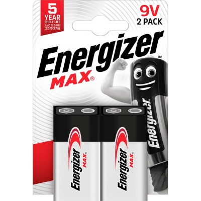 батерии,energizer,max,9v,6lr61,rectangle,battery,clear,(silver,black)