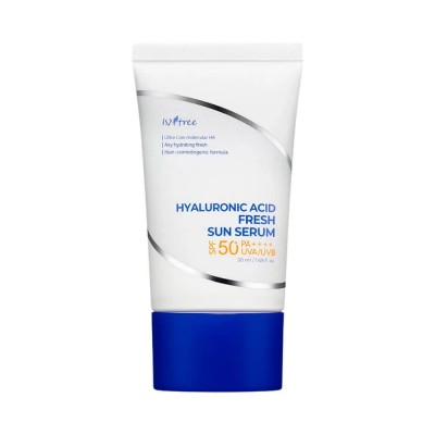 козметика,за,защита,от,слънце,isntree,hyaluronic,acid,fresh,sun,sunscreen,clear,(blue,white)