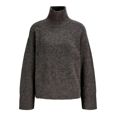 блуза,мъжки,пуловери,дамски,пуловери,jjxx,matilda,high,neck,sweater,grey,(dark,grey,melange)