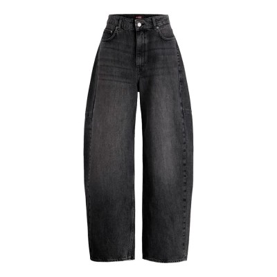 дънки,мъжки,панталони,дамски,панталони,jjxx,sakai,faye,r616,baggy,barrel,fit,jeans,black,(black,denim)