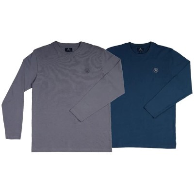 тениска,мъжки,тениски,дамски,тениски,the,time,of,bocha,ri1clogo,long,sleeve,t,shirt,2,units,blue,grey,(pearl,denim)