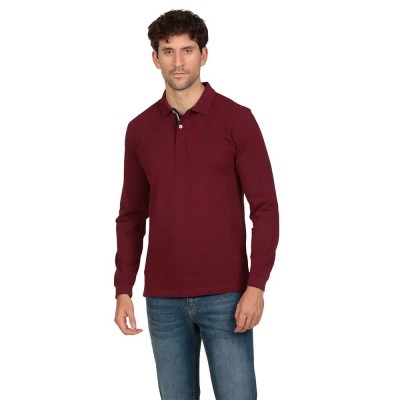 дамски,блузи,с,яка,мъжки,блузи,с,яка,the,time,of,bocha,ri1ppolo,long,sleeve,polo,red,(burgundy)