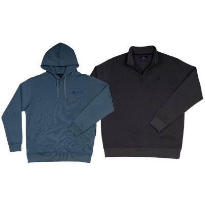 блуза,мъжки,пуловери,the,time,of,bocha,ri1scangu,ri1s02,full,zip,sweatshirt,blue,grey,(blue,dark,grey)