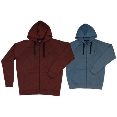 блуза,мъжки,пуловери,the,time,of,bocha,ri1szip,full,zip,sweatshirt,2,units,multicolor,(burgundy,blue)