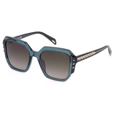 слънчеви,очила,слънчеви,очила,police,splr23e5403ge,54x19x140,woman,sunglasses,blue,(green,brown,mirror)