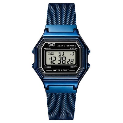 часовник,часовници,q&q,m173j031y,33mm,quartz,digital,watch,blue,(blue,blue,mineral)