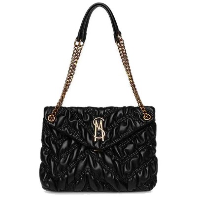 чанта,за,през,рамо,всички,чанти,steve,madden,britta,g,shoulder,bag,black,(black,gold)