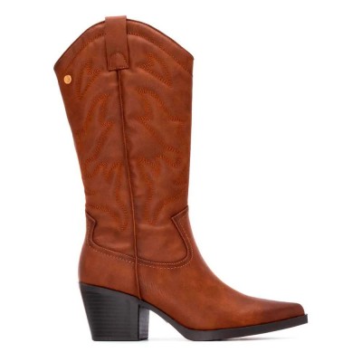 обувки,дамски,боти,мъжки,боти,xti,144306,heel,boots,brown,(camel)