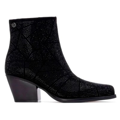 дамски,боти,мъжки,боти,xti,144670,booties,black,(black)