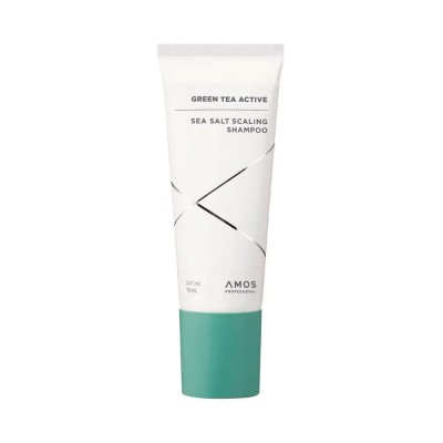 хигиена,коса,amos,professional,green,tea,active,sea,salt,scaling,shampoo,150,ml,clear,(green)