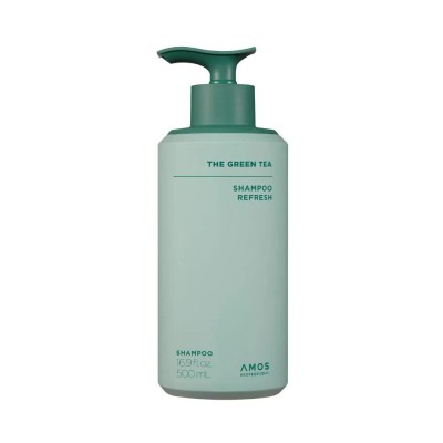 хигиена,коса,amos,professional,the,green,tea,refresh,shampoo,500,ml,clear,(green)