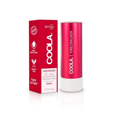 козметика,за,защита,от,слънце,coolpets,mineral,liplux,firecracker,spf30,lip,balm,red,(red,coral)