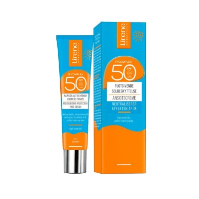 козметика,за,защита,от,слънце,lirene,moisturising,protection,ir,complex,spf,50,sunscreen,blue,(yellow,white)