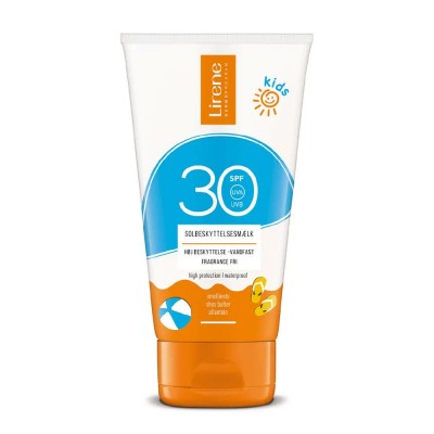 козметика,за,защита,от,слънце,lirene,sun,protection,kids,spf,30,sunscreen,white,(yellow,blue)