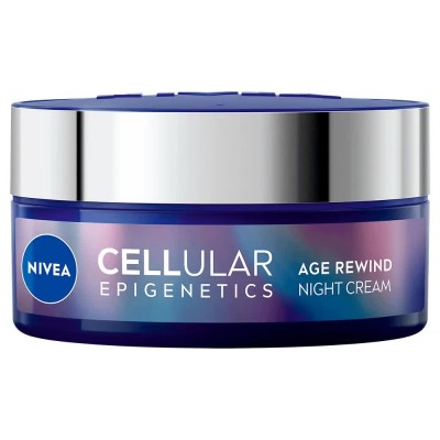 специфични,козметични,продукти,nivea,cellular,epigenetics,age,rewind,night,facial,cream,50,ml,clear,(blue,white)