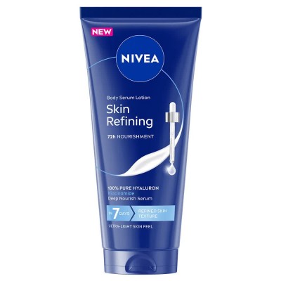 хигиена,тяло,nivea,skin,refining,body,and,hair,lotion,200,ml,clear,(white,blue)