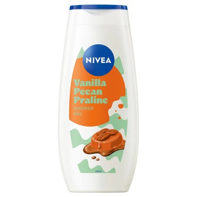 хигиена,тяло,nivea,vanilla,pecan,praline,shower,gel,250,ml,clear,white,(cream,white)