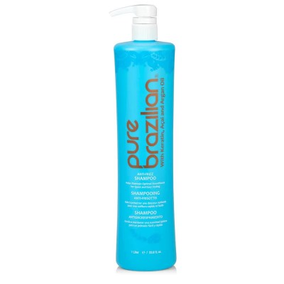 хигиена,коса,pure,brazillian,anti,frizz,shampoo,1000,ml,clear,(white,pink)