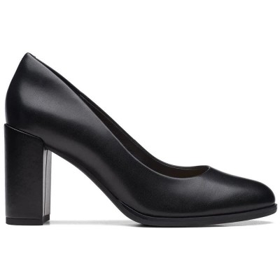 обувки,дамски,обувки,clarks,shoes,freva85,court,wide,heel,shoes,black,(black,leather)