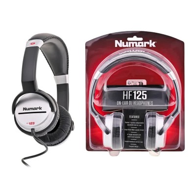слушалки,слушалки,numark,hf125,headphones,black,(black,silver)