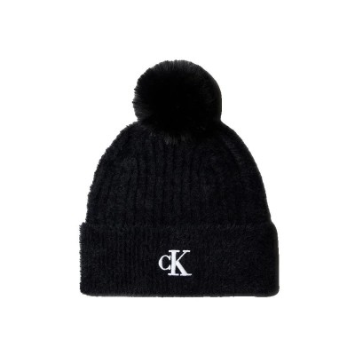 шапка,всички,шапки,calvin,klein,fuzzy,beanie,black,(black)