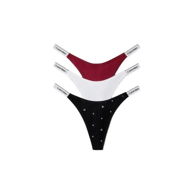 дамско,бельо,дамски,бикини,и,танкини,calvin,klein,lv00qd5394,thong,3,units,multicolor,(established,red,classic,white,seeing)