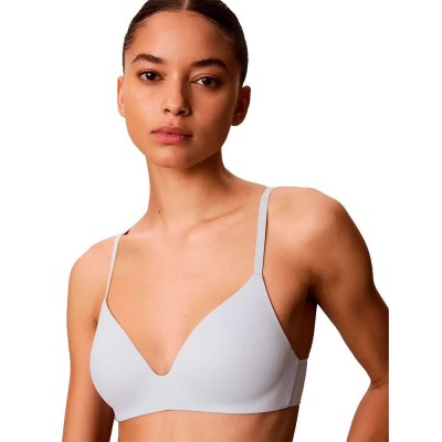 дамско,бельо,дамски,бикини,и,танкини,calvin,klein,lv00qf8013,wirefree,bra,white,(plein,air)