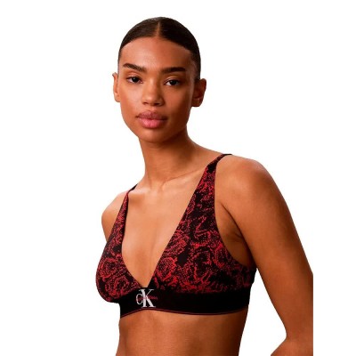 дамско,бельо,дамски,бикини,и,танкини,calvin,klein,lv00qf8703,triangle,bra,red,(python,black)