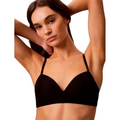дамско,бельо,дамски,бикини,и,танкини,calvin,klein,lv00qf8904,triangle,bra,black,(black)