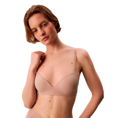 дамско,бельо,дамски,бикини,и,танкини,calvin,klein,lv00qf8904,triangle,bra,beige,(cedar)