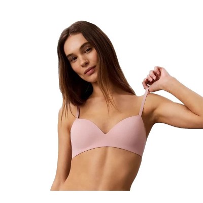 дамско,бельо,дамски,бикини,и,танкини,calvin,klein,lv00qf8904,triangle,bra,pink,(subdued)