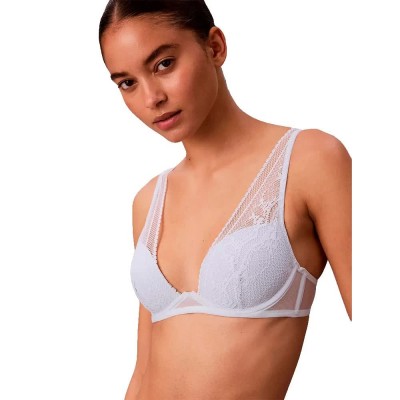 дамско,бельо,дамски,бикини,и,танкини,calvin,klein,lv00qf8957,bra,white,(plein,air)