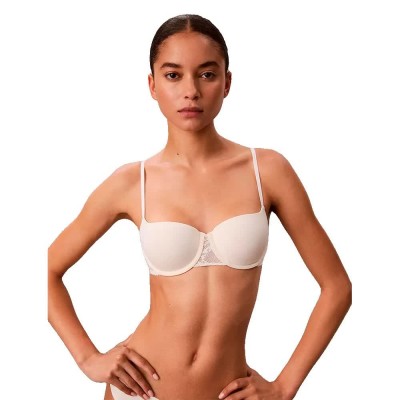 дамско,бельо,дамски,бикини,и,танкини,calvin,klein,lv00qf8958,push,up,balconette,bra,white,(ivory)