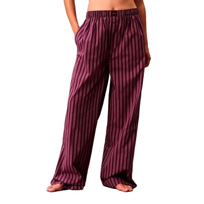 пижама,дамски,пижами,calvin,klein,lv00qs7597,pyjama,pants,purple,(bespoke,stripe,dark,purple)